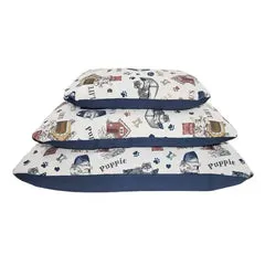 Cuscino sfoderabile rettangolare con impunture Puppy Life Nasonero Misura 91x68 cm