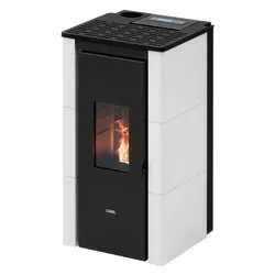 Stufa pellet 7kW CRISTAL 7 UP T2 White 5 stelle Classe A+ 7025039