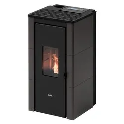 Stufa pellet 7kW CRISTAL 7 UP T2 Antracite 5 stelle Classe A+ 7025041