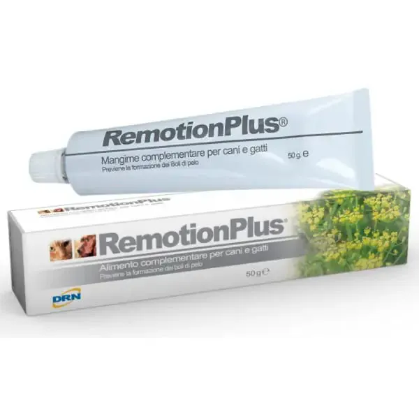 DRN Remotion Plus Boli di Pelo Pasta per cani e gatti 50 gr Flacone - Integratori per cani