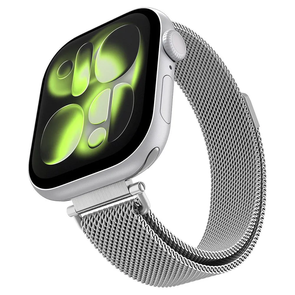 Cinturino Spigen WBM4 per Apple Watch 42mm / 41mm / 40mm Series, Argento AMP10498
