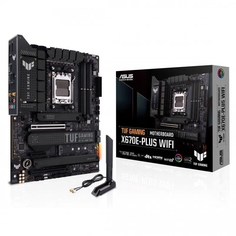 Schede Madri ASUS TUF GAMING X670E-PLUS WIFI X670 AM5 DDR5 ATX WiFi 6E PCIe 5.0 RGB