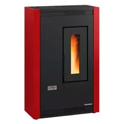 Stufa pellet 5,1kW LUISELLA 5.0 Bordeaux 5 stelle Classe A+ 1292600