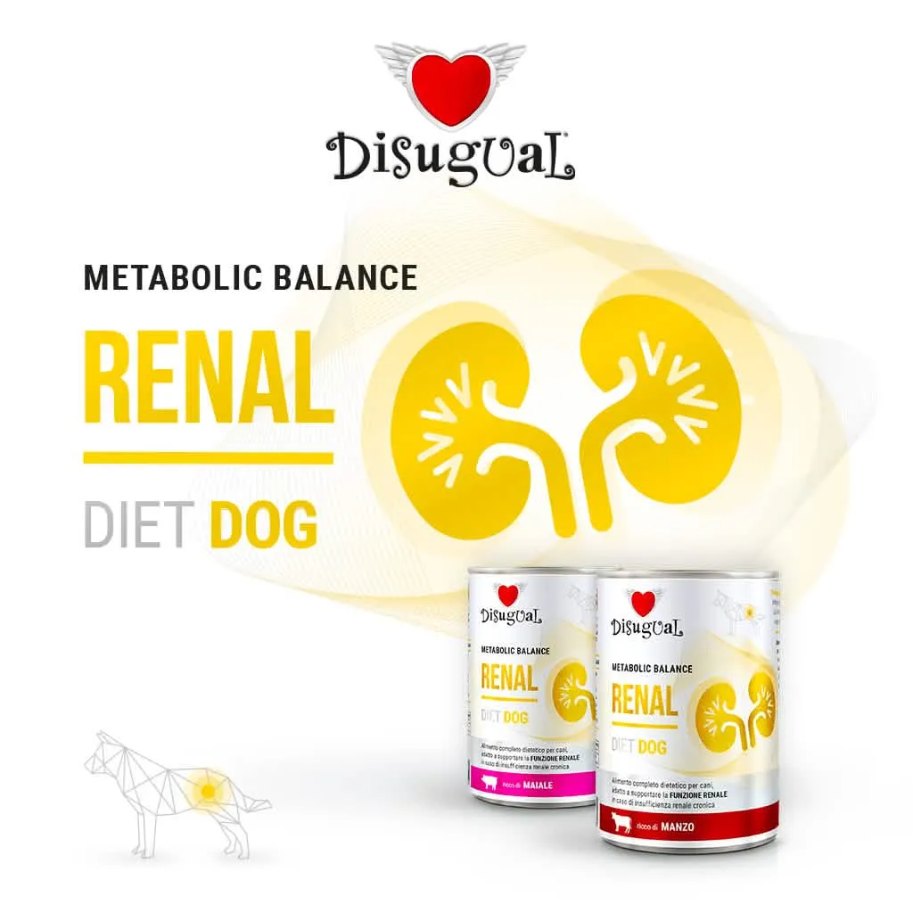 DISUGUAL Cane Diet Renal Maiale 400 gr