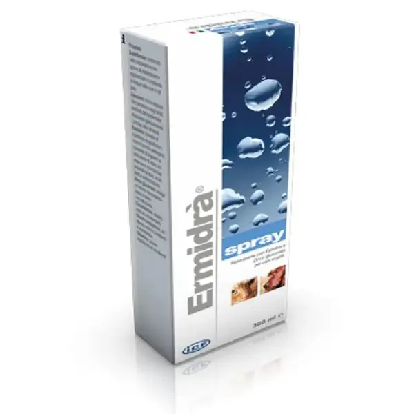 Ermidrà Spray idratante Anti Secchezza ICF per cani e gatti 300 ml