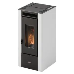 Stufa pellet 5,5kW ELLIOT 6 White 4 stelle Classe A+ 7025066