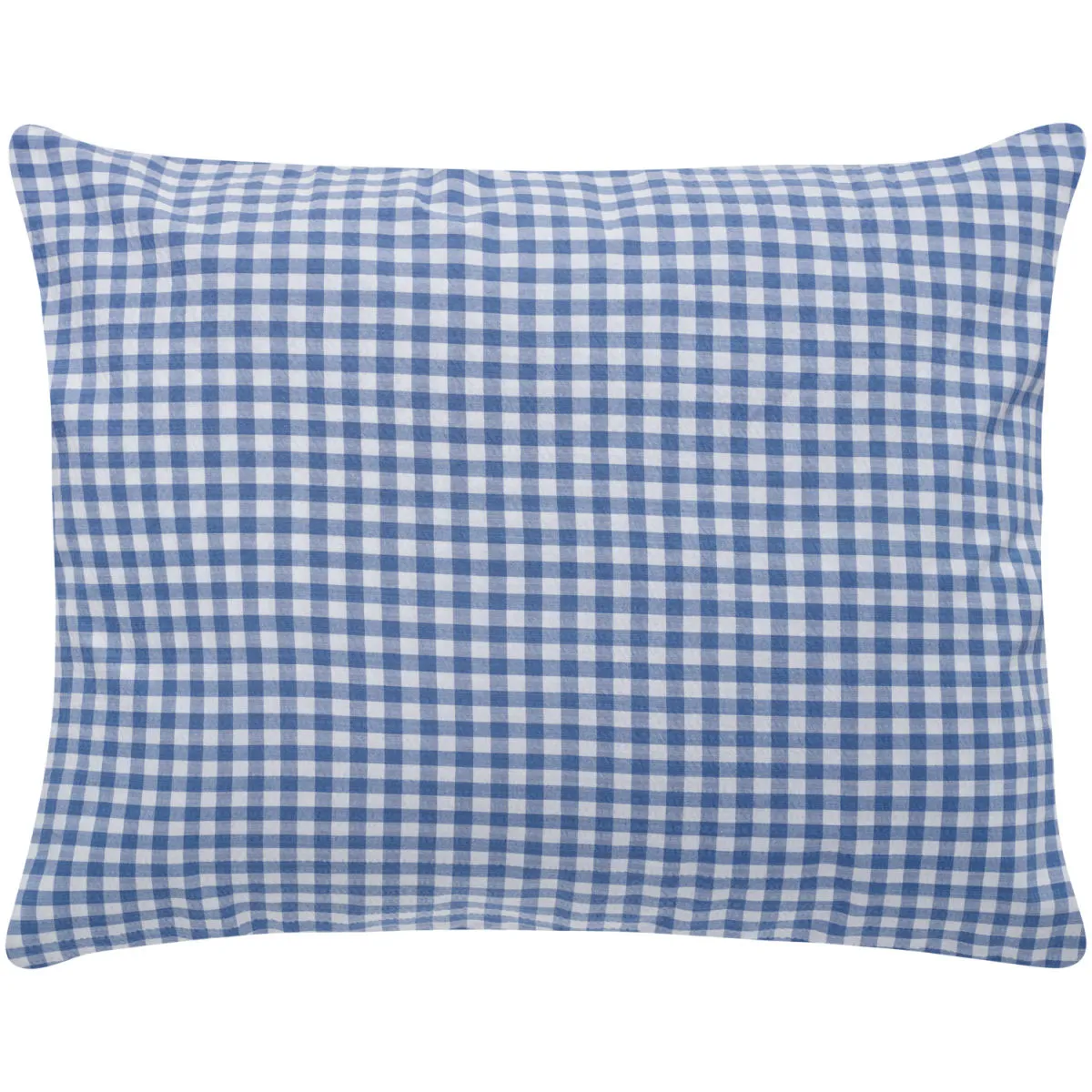 ERWIN M. Federa cuscino letto Tux Seersucker no stiro; 65x100 cm (LxL); blu chiaro