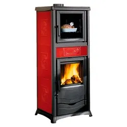 Stufa legna 9,4kW ROSSELLA PLUS FORNO 165 Bordeaux 5 stelle 3009900