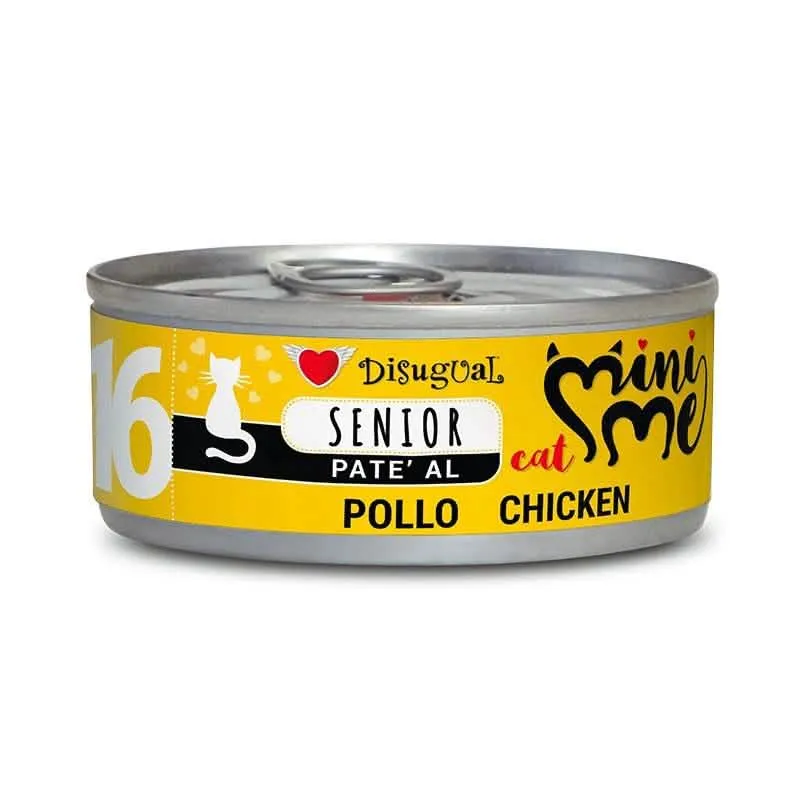 DISUGUAL GATTO MINIME (16) SENIOR POLLO LATTINA 85 GR