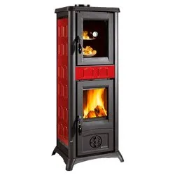 Stufa legna 7,3kW GEMMA FORNO 165 Bordeaux 5 stelle