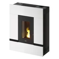 Stufa pellet 12kW MITHOS Plus 12 Up Twin T2 White 5 stelle Classe A+ 7023096