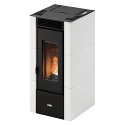 Stufa pellet 5,5kW CRISTAL 6 T1 White 5 stelle Classe A+ 7025097