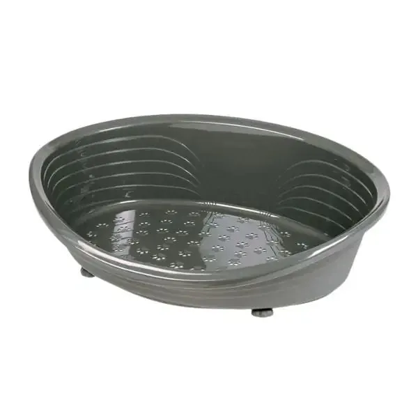 Cuccia per cani in plastica Space PetUp Antracite Diametro 77 cm - Cucce per cani