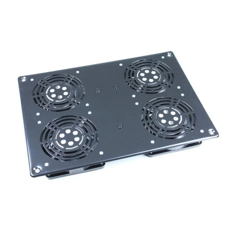 Kimex Copertura Superiore 4 Ventole per Armadio Rack 19".