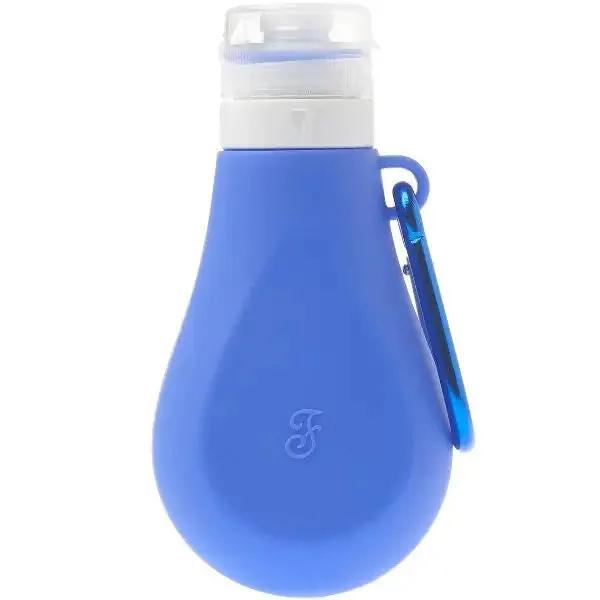 Bottiglia lava pipì Nettuno in silicone Ferribiella Azzurro