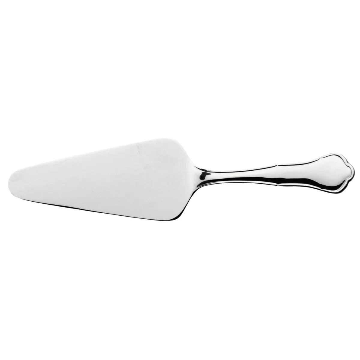 VEGA Paletta torta Chippendale; 21 cm (L); argento, manico argento
