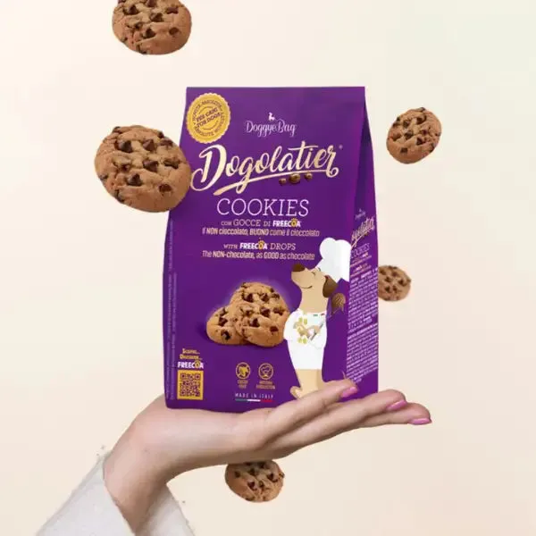 DoggyeBag Dogolatier Biscotti artigianali snack per cani 180 gr Cookies con gocce
