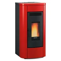 Stufa pellet 8kW KLAUDIA AD EVO Bordeaux 5 stelle Classe A+ 1297100
