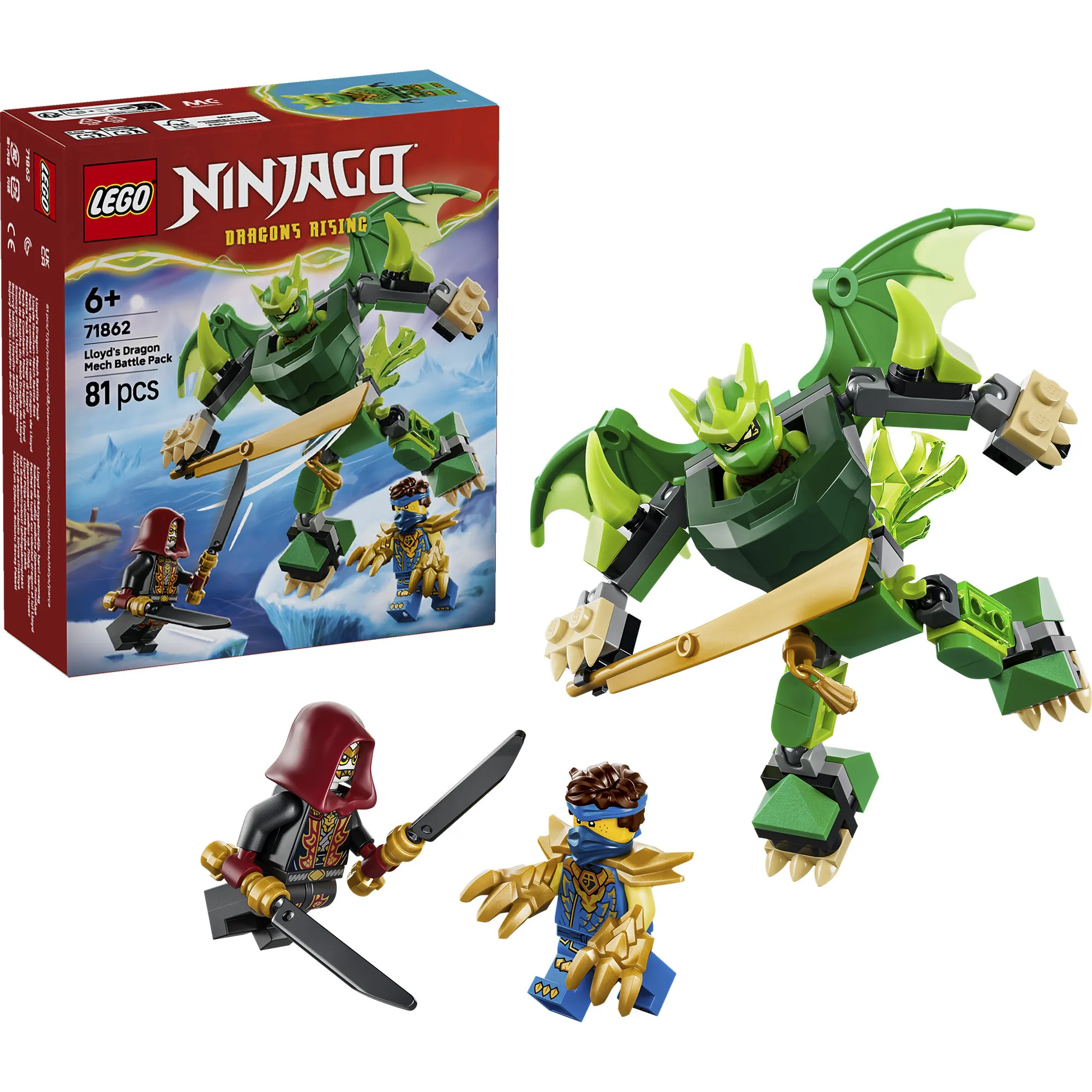 Ninjago Set da Battaglia Mech Drago di Lloyd, Giochi di costruzione
