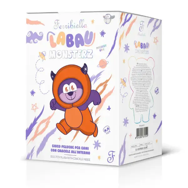 Peluche per cani con crackle interno Labau Secret Ferribiella Monsterz - Giochi per cani