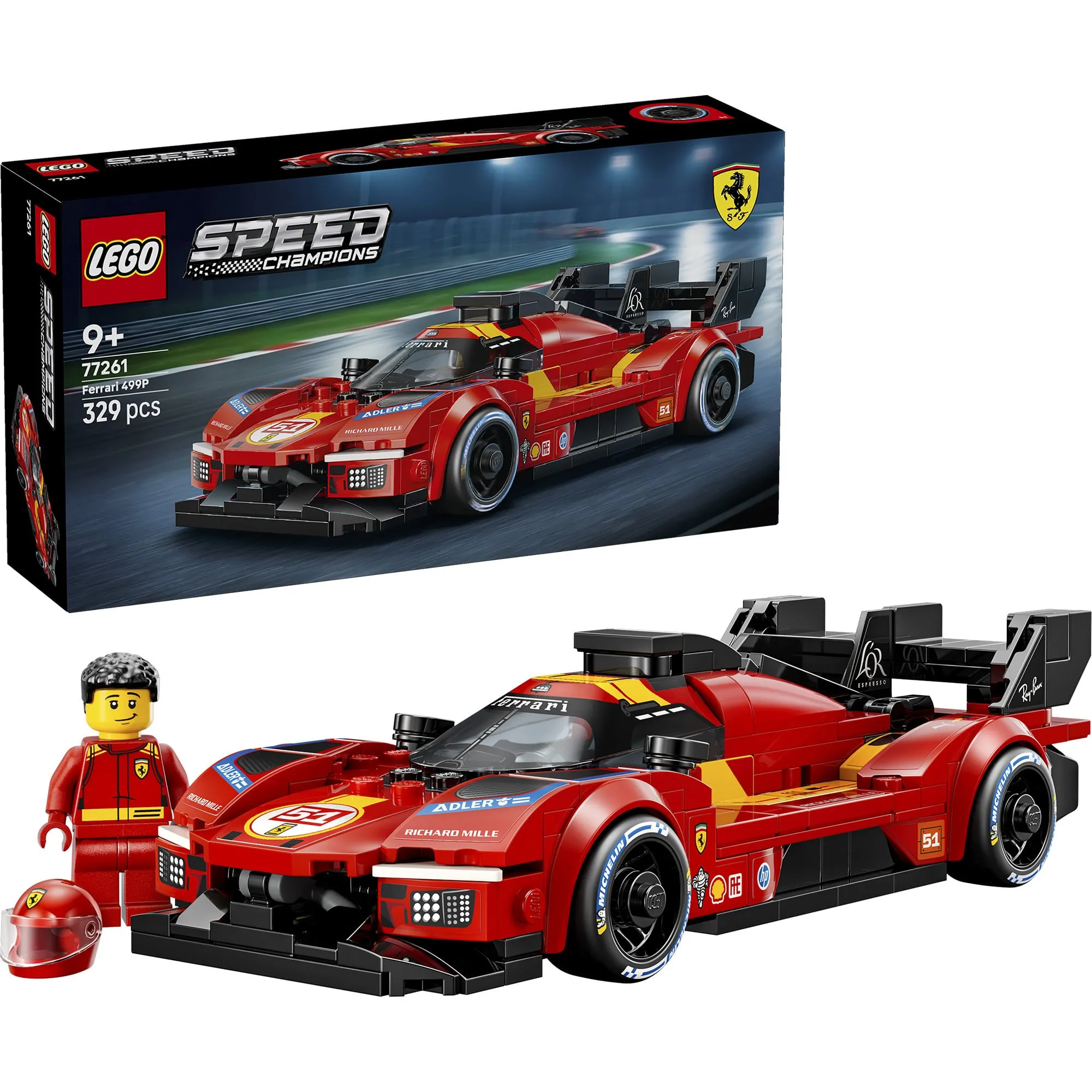 Speed Champions Ferrari 499P, Giochi di costruzione