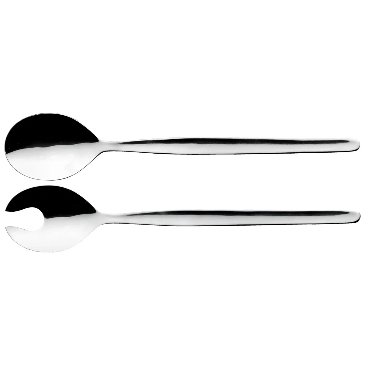 PULSIVA Posate insalata Fortuna 2 pezzi; 26.2 cm (L); argento, manico argento