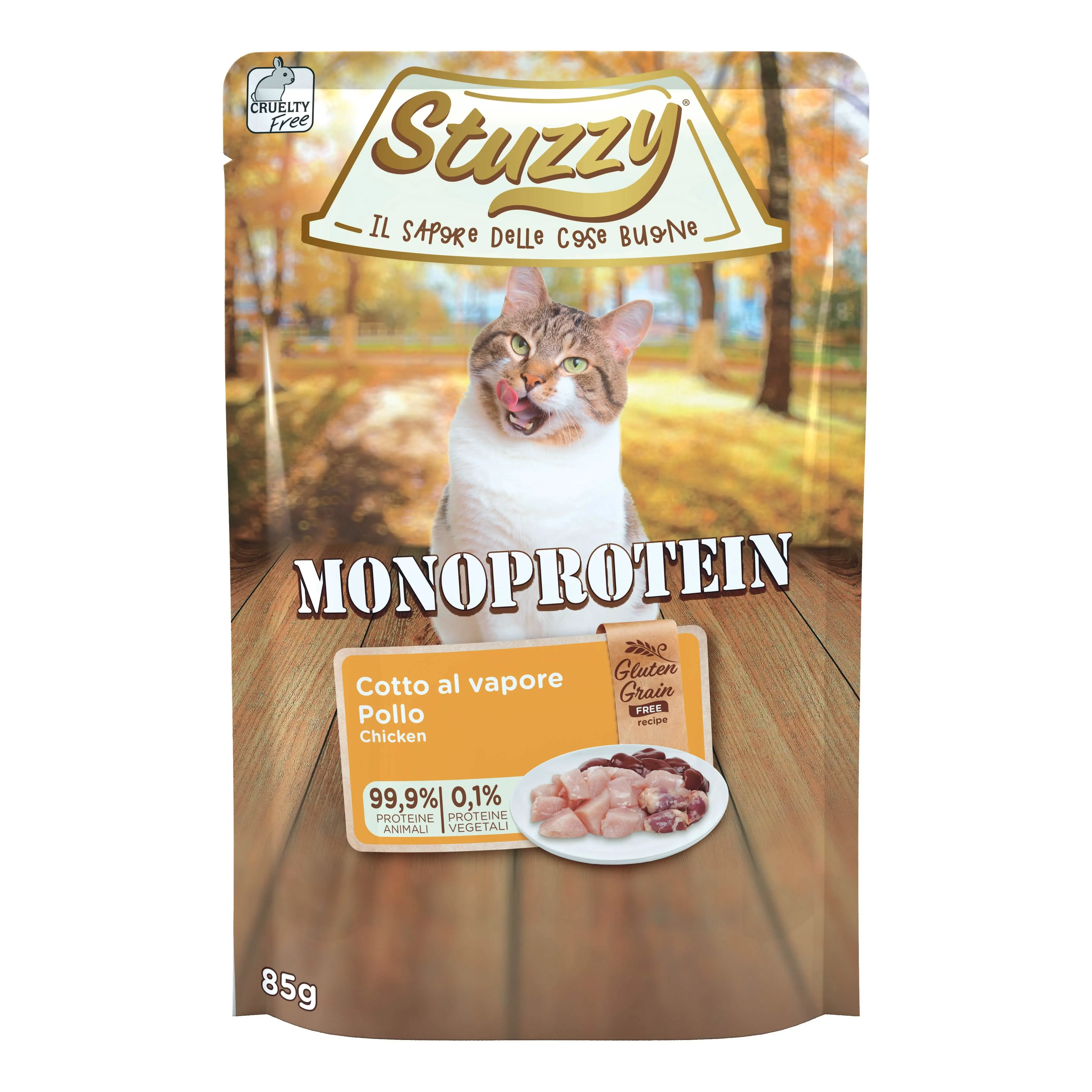 Stuzzy cat monoprotein pollo 85g