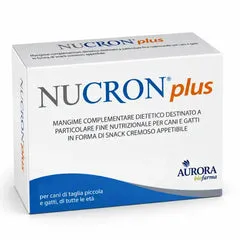 Aurora Biofarma Nucron Plus Supporto intestinale Stick per cani e gatti 14 stick da 3 gr - Integratori per cani