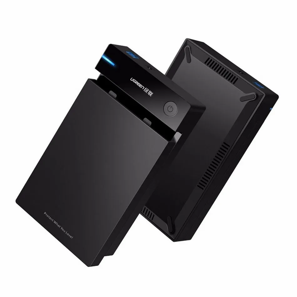 Rack UGREEN US222 per HDD / SSD SATA 2.5 pollici, Nero