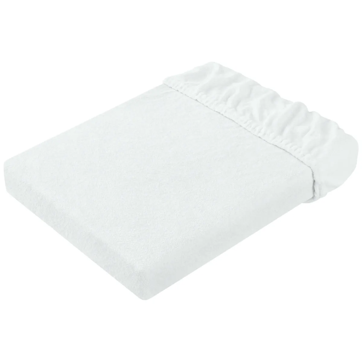 ERWIN M. Lenzuola con elastici Spugna; 180-200x190-200 cm (LxL); bianco