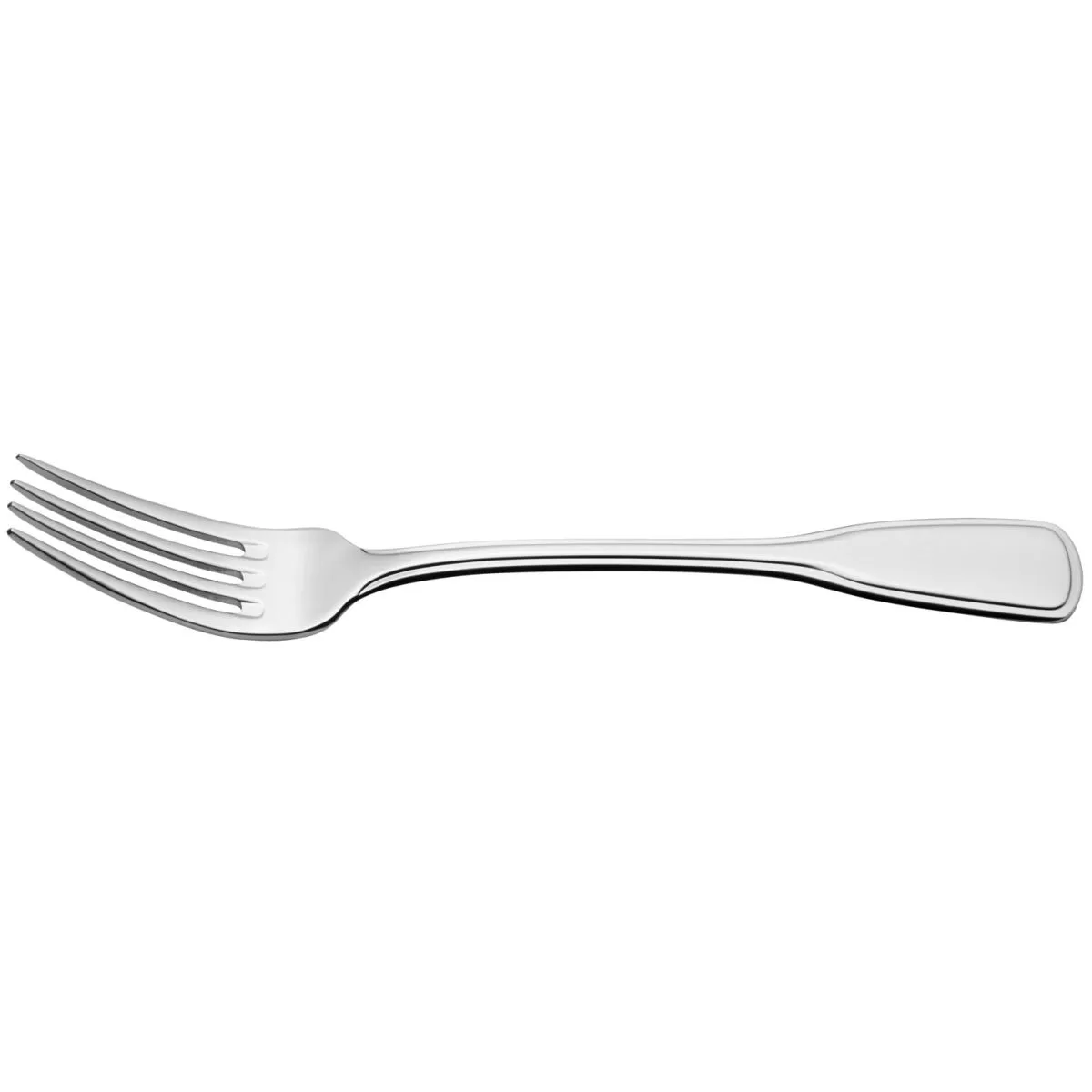 12x VEGA Forchetta da tavola Spaten; 19.4 cm (L); argento, manico argento; 12 pz. / Pacco