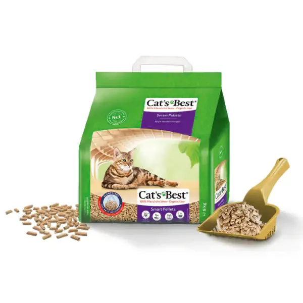 Lettiera Vegetale Cat’s Best Smart Pellets lettiera agglomerante 10 lt (5 kg) - Lettiera vegetale