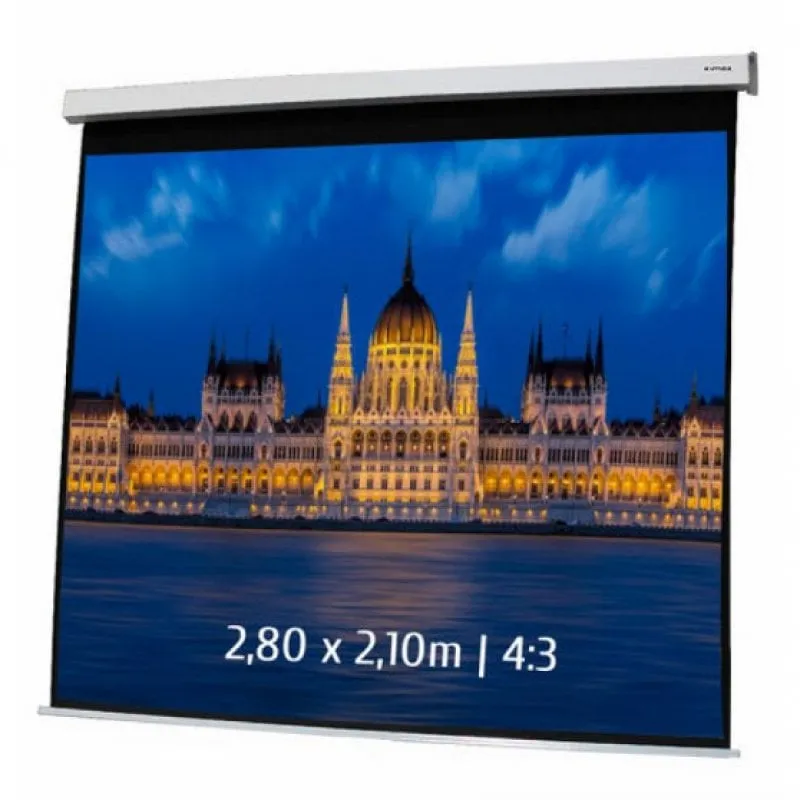 Schermo per proiezioni Kimex Elettrico 2,80x2,10m Formato 4:3