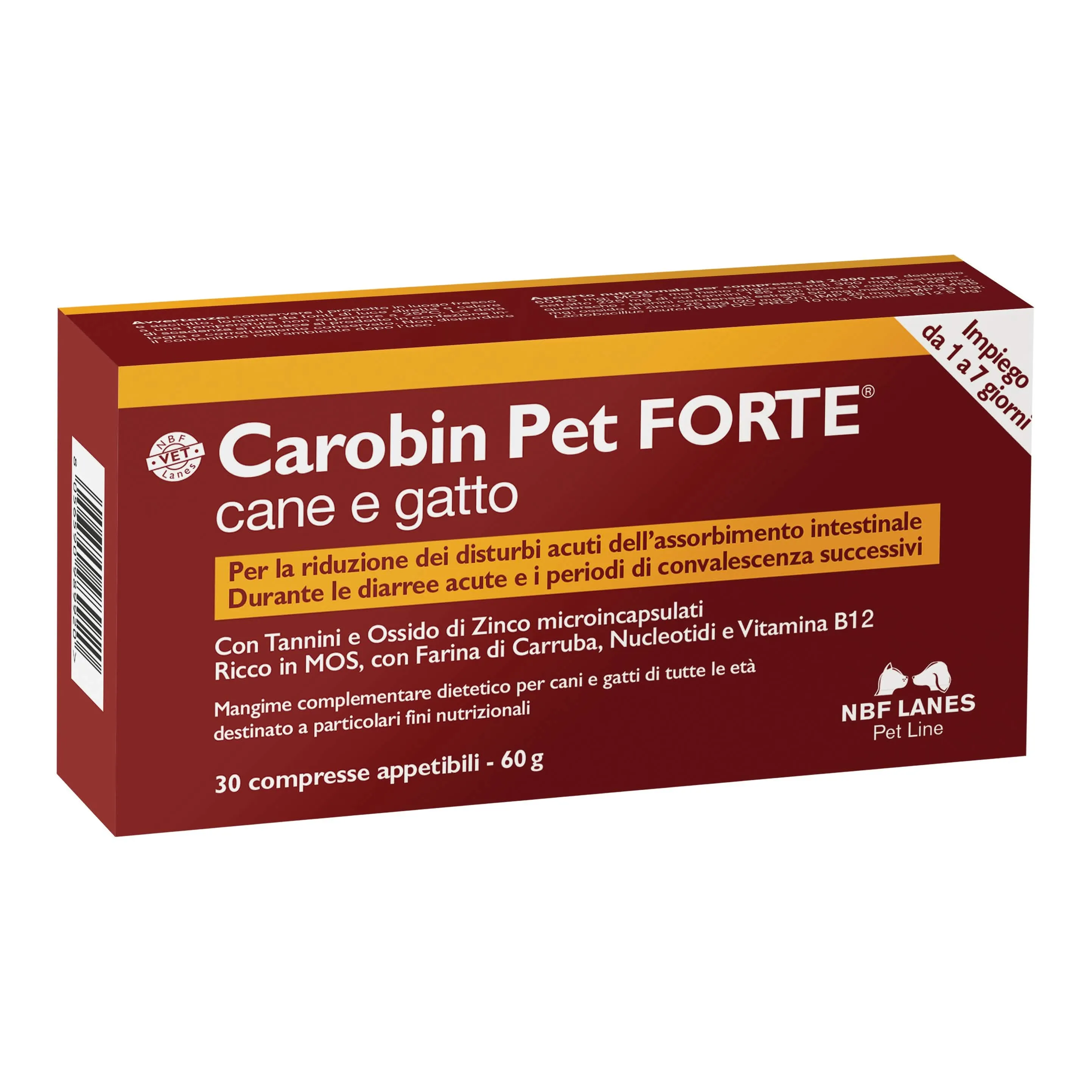 Carobin pet forte 30 compresse