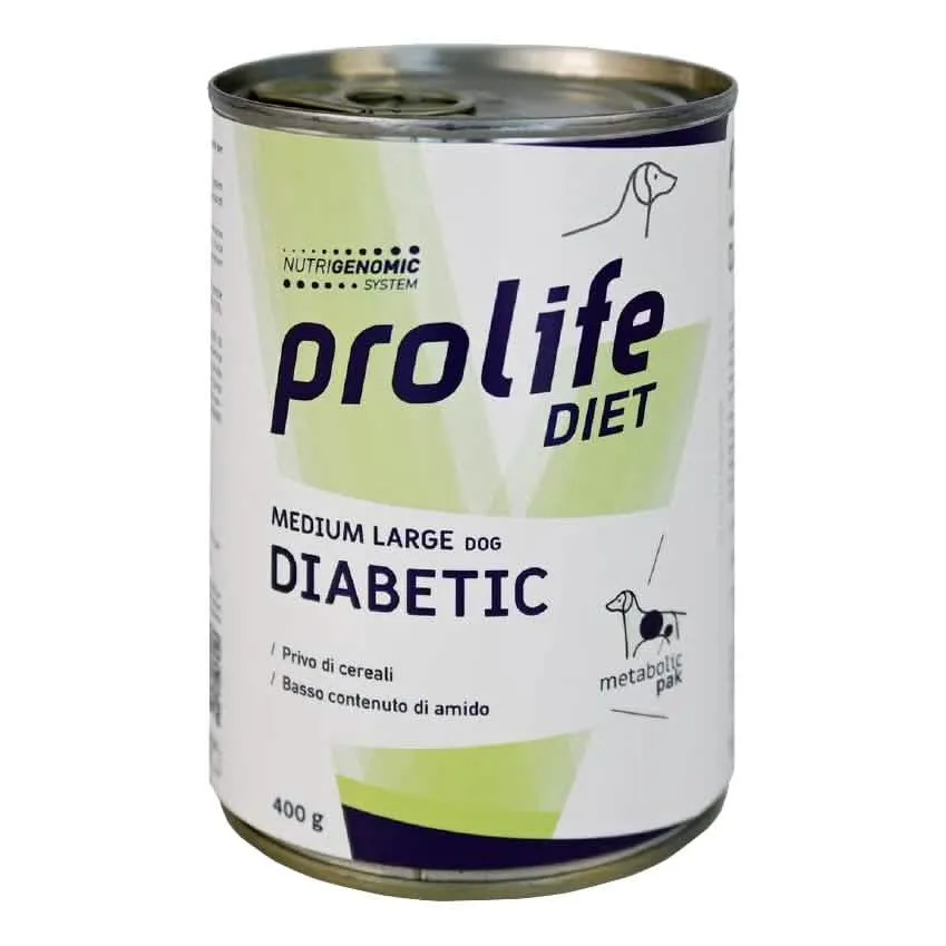 Prolife dog diet wet adult diabetic m/l 400 g