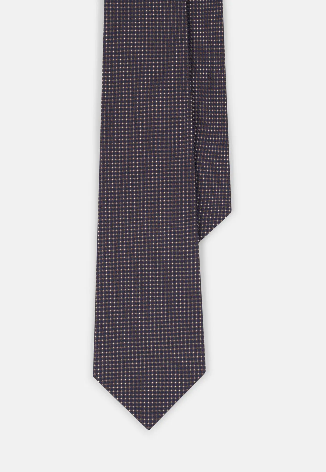 Boggi, Cravatta Jacquard Motivo Geometrico In Seta, Uomo, Nocciola