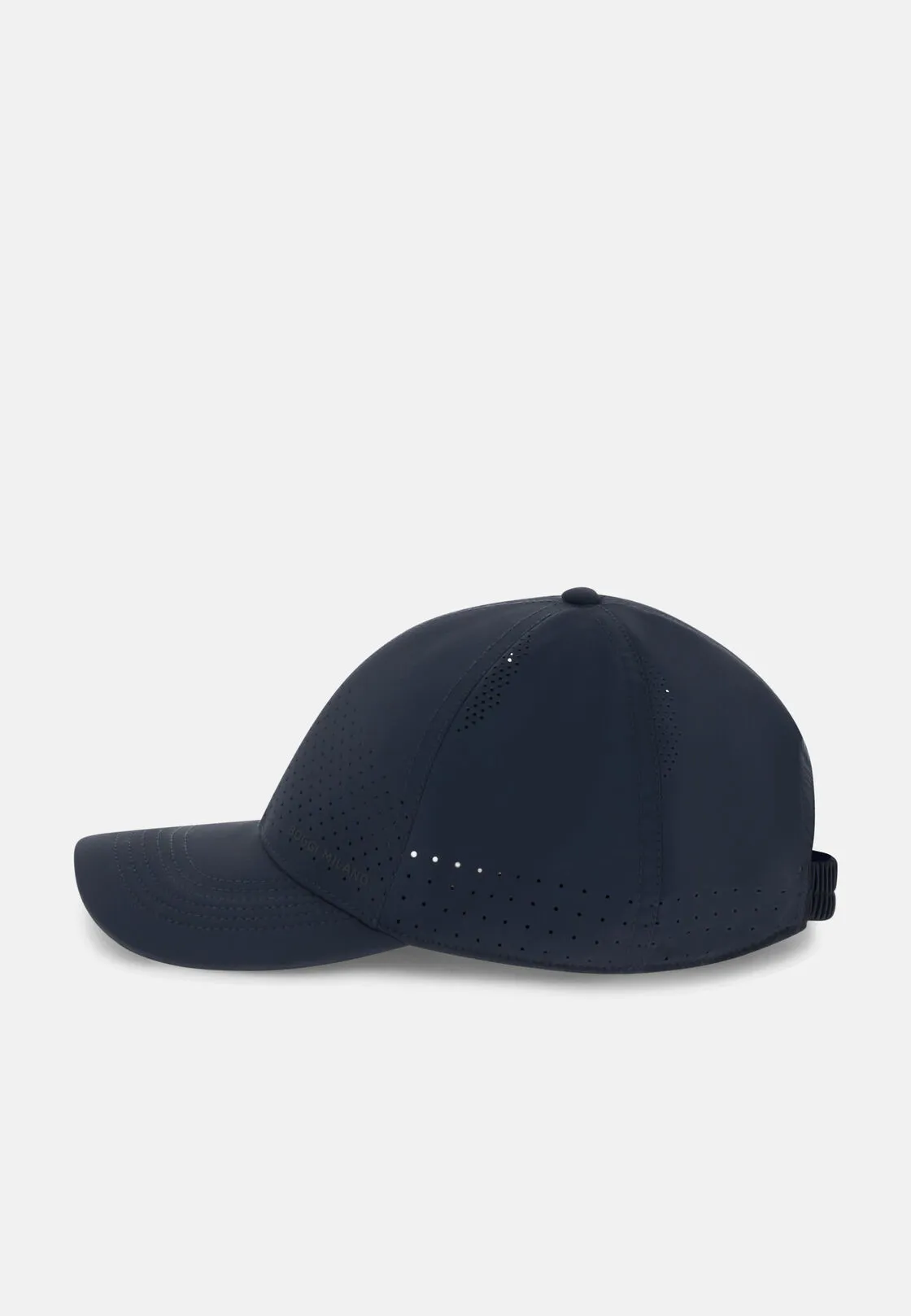 Boggi, Cappello Con Visiera In Tessuto Tecnico, Uomo, Navy, Taglia: S/M