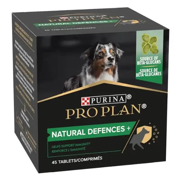 Purina Pro Plan Veterinary Diets Supplement Natural Defences Plus Compresse per cani 67 gr - Integratori per cani