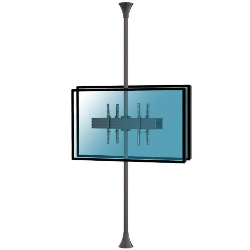 Supporto da pavimento/soffitto inclinabile Kimex per 2 schermi 32''-75''
