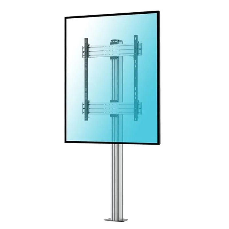 Supporto da pavimento avvitabile Kimex per TV 60"-100" modalità verticale VESA 800x600 max. 150Kg