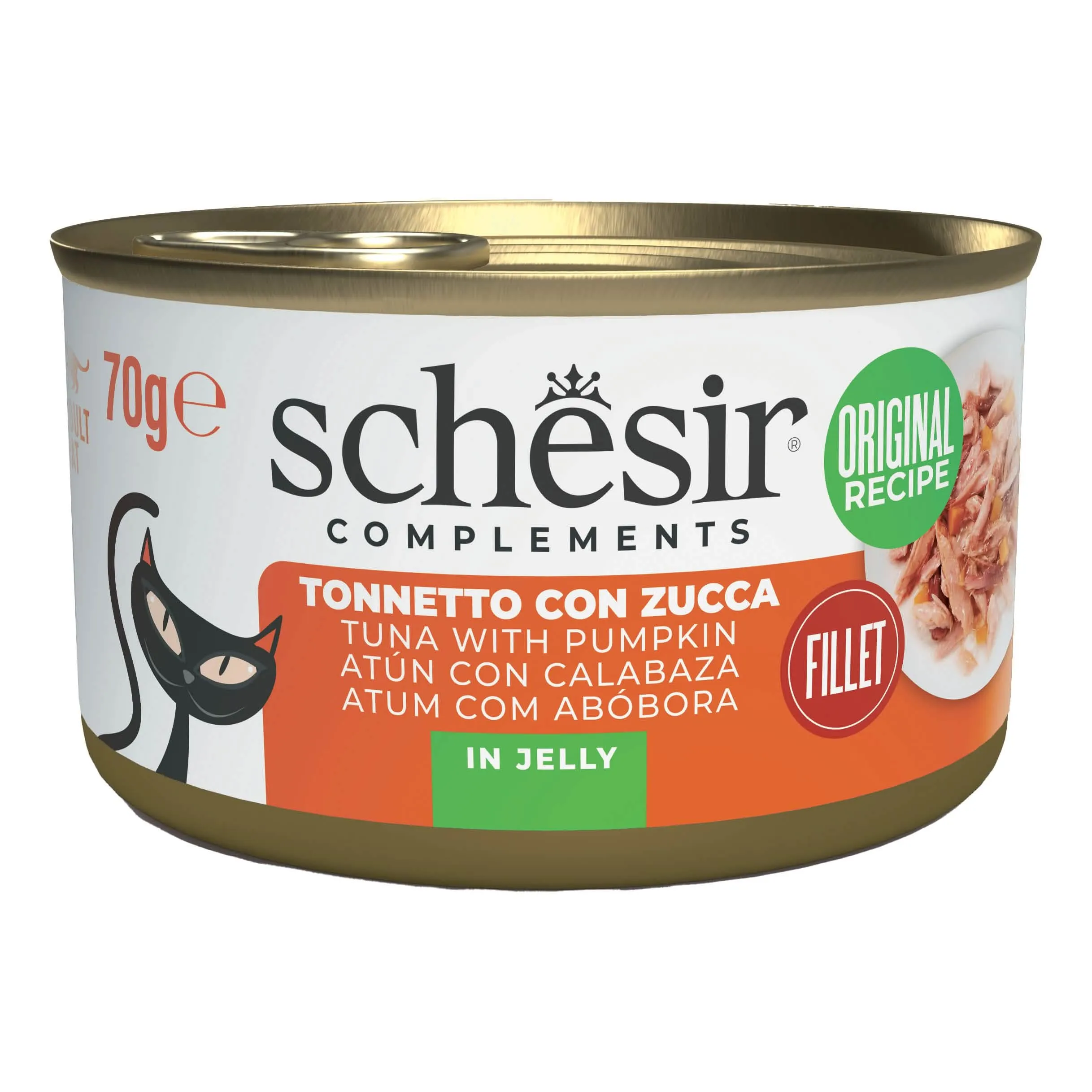 Schesir cat tonnetto con zucca lattina 70 g