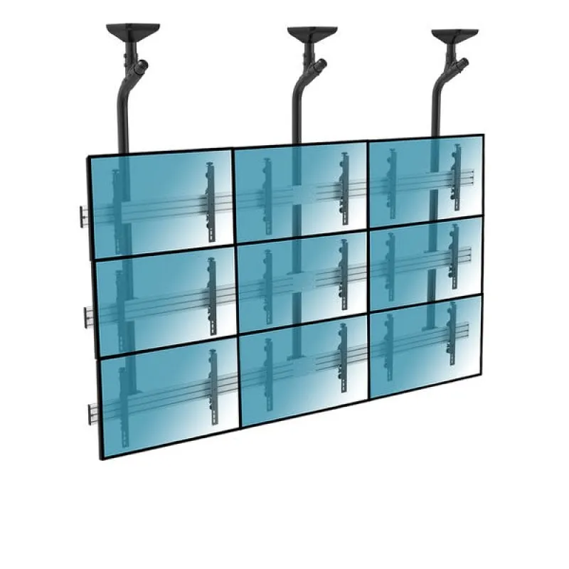 Supporto da soffitto Kimex per 9 schermi 45"-50" VESA 600x400 max. 50Kg