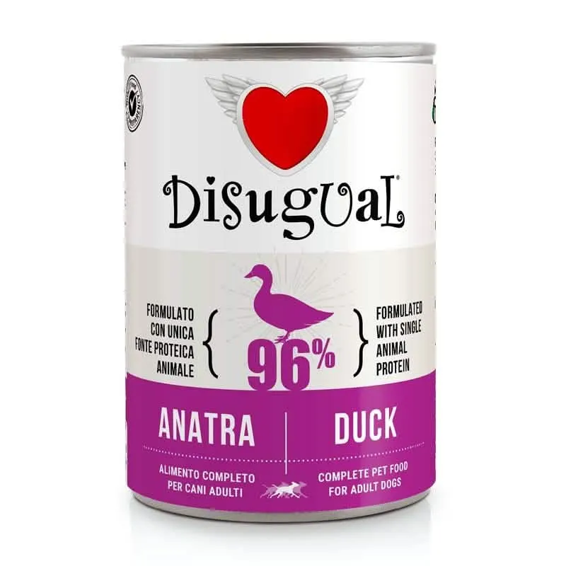 Disugual Cane Adulto Monoproteico Anatra Lattina 400 gr