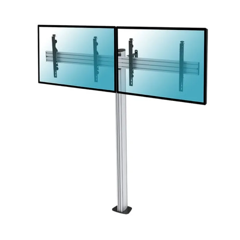 Supporto da pavimento avvitabile Kimex per 2 TV 50"-55" Altezza 175 cm VESA 600x400 Max. 50Kg