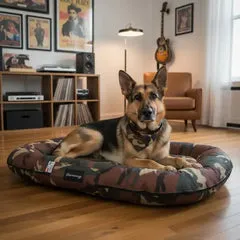Cuscino per cani Dreamaway Boston Fabotex Blu Petrolio 120 x 90 x 16 cm - Cuscino per cani in poliestere idrorepellente e antigraffio, sfoderabile con zip, ideale per interni ed esterni, offre comfort e supporto ottimale.