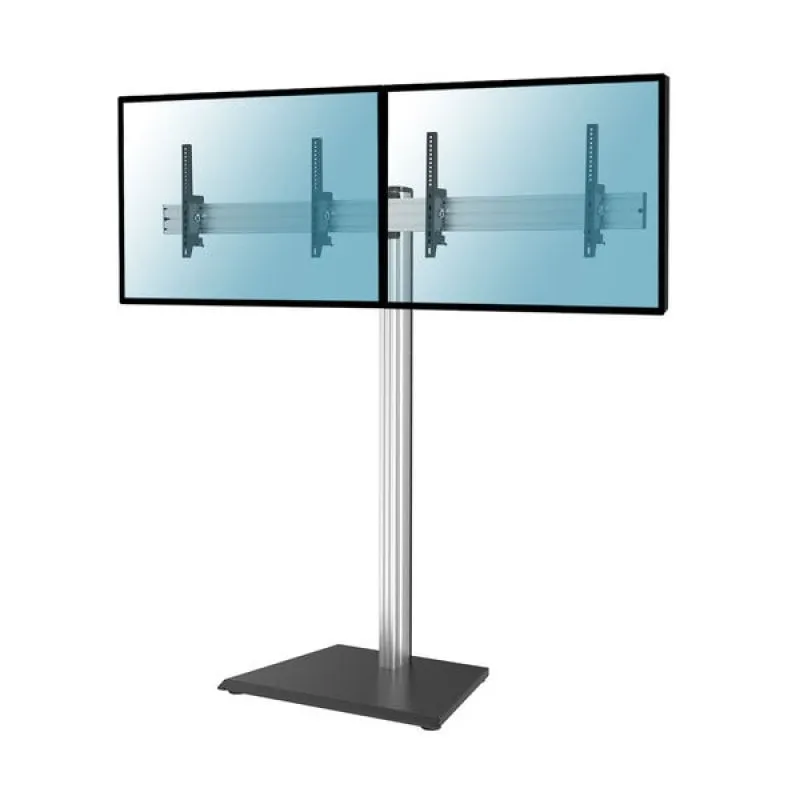 Supporto Kimex per 2 schermi TV 50"-55" Altezza 175cm Inclinabile VESA 600x400 Max. 50Kg