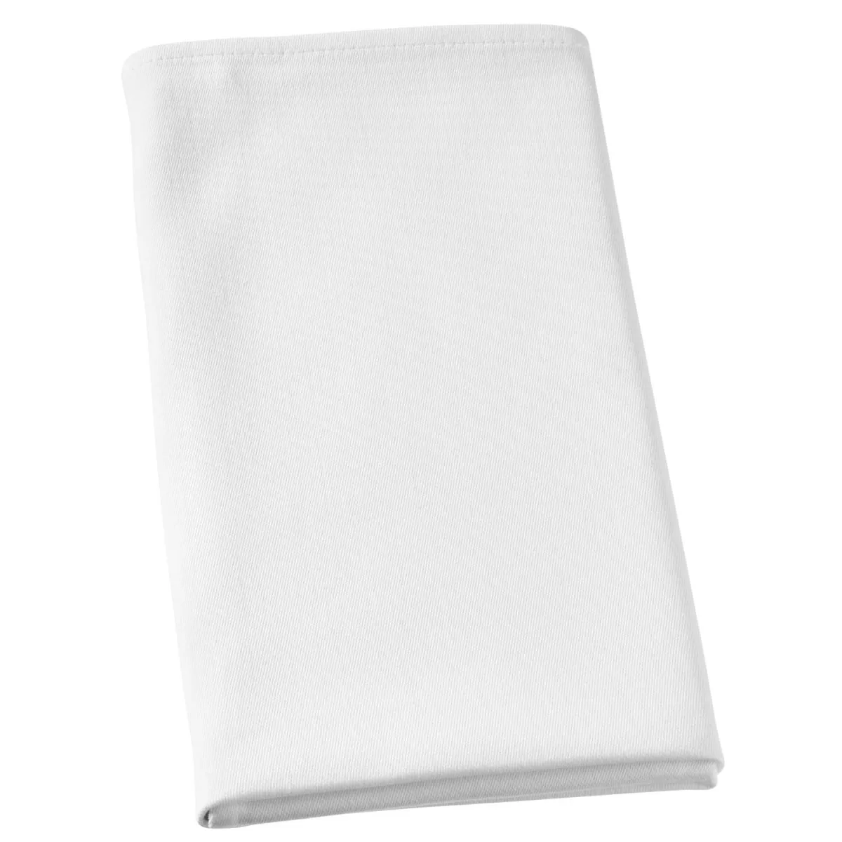 48x PULSIVA Tovaglioli in stoffa Arizona; 40x40 cm (LxL); bianco; 48 pz. / Pacco