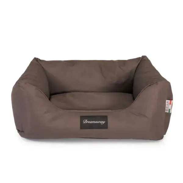 Cuccia per cani da interno Petit Sofà Dreamaway Boston Fabotex Marrone 80 x 67 x 22 cm