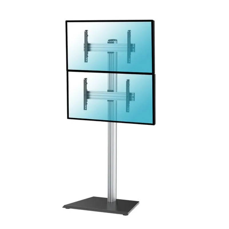 Supporto da pavimento Kimex per 2 TV 40"-65" Altezza 240 cm VESA 600x400 Max. 50Kg