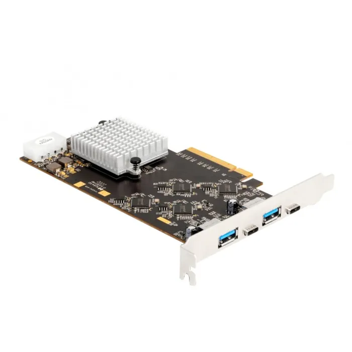 PCI Express x8 - 2x USB 3.2 Gen 2x2 Tipo C + 2x USB 3.2 Gen 1 Tipo A, Controller USB